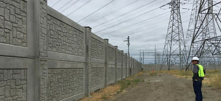 Utah pre-cast concrete fencing